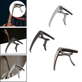 Maxbell Maxbell Guitar Capo Guitar Clip Metal Universal String Clamp for Banjo Bass Mandolin Argent