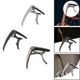 Maxbell Maxbell Guitar Capo Guitar Clip Metal Universal String Clamp for Banjo Bass Mandolin Argent