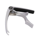 Maxbell Maxbell Guitar Capo Guitar Clip Metal Universal String Clamp for Banjo Bass Mandolin Argent