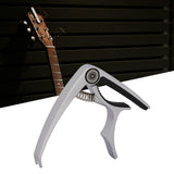 Maxbell Maxbell Guitar Capo Guitar Clip Metal Universal String Clamp for Banjo Bass Mandolin Argent