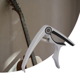 Maxbell Maxbell Guitar Capo Guitar Clip Metal Universal String Clamp for Banjo Bass Mandolin Argent
