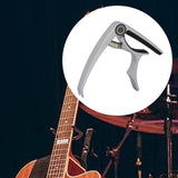 Maxbell Maxbell Guitar Capo Guitar Clip Metal Universal String Clamp for Banjo Bass Mandolin Argent