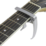 Maxbell Maxbell Guitar Capo Guitar Clip Metal Universal String Clamp for Banjo Bass Mandolin Argent