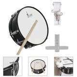 Maxbell Maxbell Snare Drum 14 inch Birthday Gift Musical Educational Instrument for Students Black