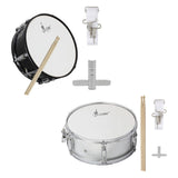 Maxbell Maxbell Snare Drum 14 inch Birthday Gift Musical Educational Instrument for Students Black