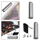 Maxbell Stainless Steel Guitar Slide Tone Bar Solid for Acoustic Guitar Professional Slide Tone Bar