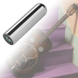 Maxbell Stainless Steel Guitar Slide Tone Bar Solid for Acoustic Guitar Professional Slide Tone Bar