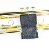 Maxbell Trumpet Brass Wrap Dustproof Professional PU Leather Trumpet Valve Protector