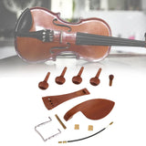 Maxbell Violin Accessories Kits Replacement Sturdy Musical Instrument Accs Tailpiece