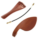 Maxbell Violin Accessories Kits Replacement Sturdy Musical Instrument Accs Tailpiece
