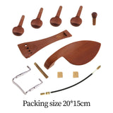 Maxbell Violin Accessories Kits Replacement Sturdy Musical Instrument Accs Tailpiece