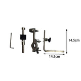 Maxbell Drum Kits Accessories Attachment Instrument Kits for Cymbal Percussion Parts without Cowbell