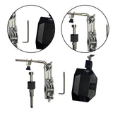 Maxbell Drum Kits Accessories Attachment Instrument Kits for Cymbal Percussion Parts with Cowbell