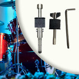 Maxbell Cowbell Holder Clamp Sturdy Hardware Accessories Percussion Mounting Bracket Hat Stack