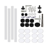 Maxbell Cymbal Replacement Accessories Cymbal Sleeves Washers Percussion Instruments 51 Pieces