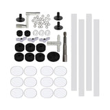 Maxbell Cymbal Replacement Accessories Cymbal Sleeves Washers Percussion Instruments 51 Pieces