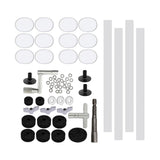 Maxbell Cymbal Replacement Accessories Cymbal Sleeves Washers Percussion Instruments 51 Pieces