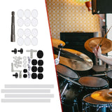 Maxbell Cymbal Replacement Accessories Cymbal Sleeves Washers Percussion Instruments 51 Pieces