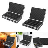 Maxbell Microphone Case Foam Case Organizer Protective Box for Party Business Travel 31.9x19x7.6cm