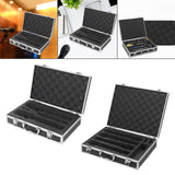 Maxbell Microphone Case Foam Case Organizer Protective Box for Party Business Travel 31.9x19x7.6cm