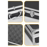 Maxbell Microphone Case Foam Case Organizer Protective Box for Party Business Travel 31.9x19x7.6cm