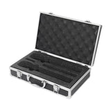 Maxbell Microphone Case Foam Case Organizer Protective Box for Party Business Travel 31.9x19x7.6cm