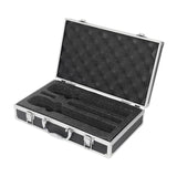Maxbell Microphone Case Foam Case Organizer Protective Box for Party Business Travel 31.9x19x7.6cm