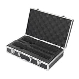 Maxbell Microphone Case Foam Case Organizer Protective Box for Party Business Travel 31.9x19x7.6cm