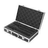 Maxbell Microphone Case Foam Case Organizer Protective Box for Party Business Travel 31.9x19x7.6cm