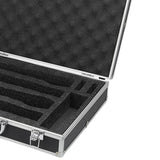 Maxbell Microphone Case Foam Case Organizer Protective Box for Party Business Travel 36.5x28.4x8.7cm