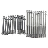Maxbell 10 Pieces Drum Tension Rods Tom Lug Screws for Snare Drum Accessory Replaces 6x50mm