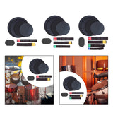 Maxbell Drum Mute Pads Drum Dampers for Instrument Supplies Beginners Indoor Outdoor 2 Cymbal Mute Pad