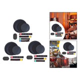 Maxbell Drum Mute Pads Drum Dampers for Instrument Supplies Beginners Indoor Outdoor 2 Cymbal Mute Pad