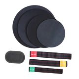 Maxbell Drum Mute Pads Drum Dampers for Instrument Supplies Beginners Indoor Outdoor 3 Cymbal Mute Pad