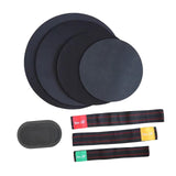 Maxbell Drum Mute Pads Drum Dampers for Instrument Supplies Beginners Indoor Outdoor 3 Cymbal Mute Pad