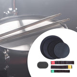 Maxbell Drum Mute Pads Drum Dampers for Instrument Supplies Beginners Indoor Outdoor 3 Cymbal Mute Pad
