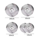 Maxbell 5Pcs Quiet Cymbals Practice Set Low Volume Cymbal Pack for Apartment Bedroom