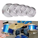 Maxbell 5Pcs Quiet Cymbals Practice Set Low Volume Cymbal Pack for Apartment Bedroom