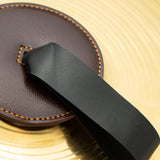 Maxbell 2Pcs Cymbal Strap Soft Musical Instrument Accessory Repairment Cymbal Handle Dark Brown