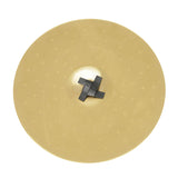 Maxbell 2Pcs Cymbal Strap Soft Musical Instrument Accessory Repairment Cymbal Handle Dark Brown