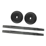 Maxbell 2Pcs Cymbal Strap Soft Musical Instrument Accessory Repairment Cymbal Handle Black