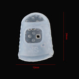 Maxbell Guitar Fingertip Protector Silicon Fingertip Protector for Guitar Banjo Bass XS
