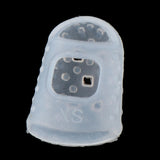 Maxbell Guitar Fingertip Protector Silicon Fingertip Protector for Guitar Banjo Bass XS