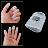Maxbell Guitar Fingertip Protector Silicon Fingertip Protector for Guitar Banjo Bass XS