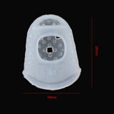 Maxbell Guitar Fingertip Protector Silicon Fingertip Protector for Guitar Banjo Bass M