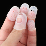 Maxbell Guitar Fingertip Protector Silicon Fingertip Protector for Guitar Banjo Bass M