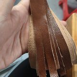 Maxbell 2 Pieces Cymbals Finger Straps with Pads PU Leather Replacement Tying Strap