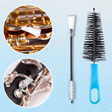 Maxbell Sax Cleaning Brush Sturdy Sound Hole Cleaning Brush for Clarinet Bassoon Sax A