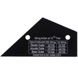 Maxbell Fret Leveling Guide Guitar String Action Gauge for Electric Bass Accessories