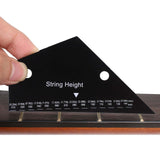 Maxbell Fret Leveling Guide Guitar String Action Gauge for Electric Bass Accessories